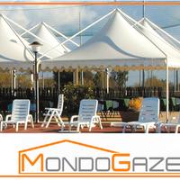 Gazebo 6x6 MOON copertura tendone tutte misure box