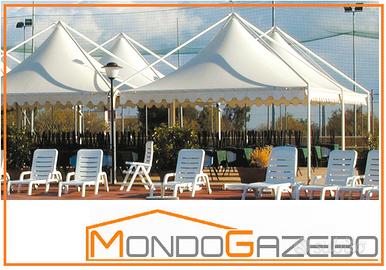 Gazebo 6x6 MOON copertura tendone tutte misure box