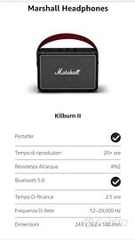 Marshall Kilburn II Bluetooth – Pari al nuovo