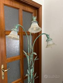 Piantana in ferro battuto