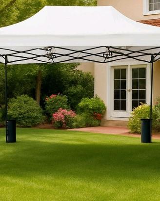 Gazebo pieghevole a fisarmonica 4.50 X  3 MT.  New