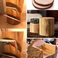 Ciocconi di legno pe realizzazioni addobbi