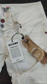 MET jeans Donna Bianco Prezzo Super Stock Lot.1011