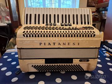 Fisarmonica Piatanesi bianca 120 bassi 