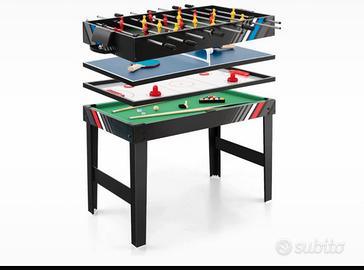 Bigliardino 4 in 1 multi gioco