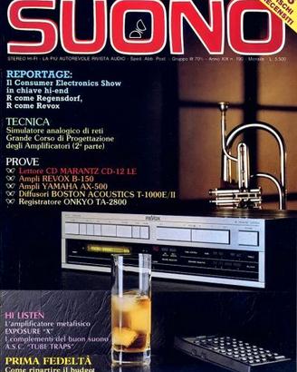 rivista SUONO numero 190 marzo 1989