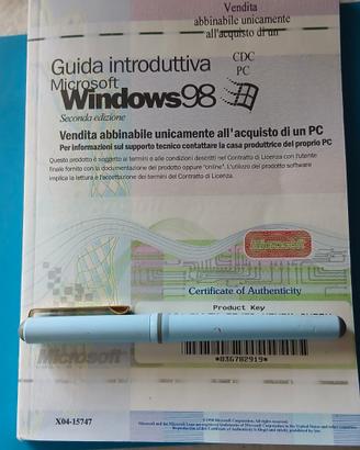 Guida int.  Microsoft Windows 98 Seconda EDIZIONE 