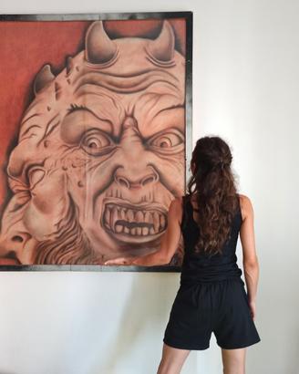 grande quadro demone