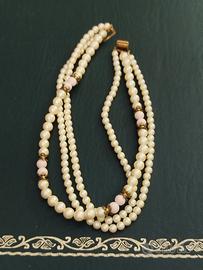 Collana di perle bigiotteria vintage anni 70