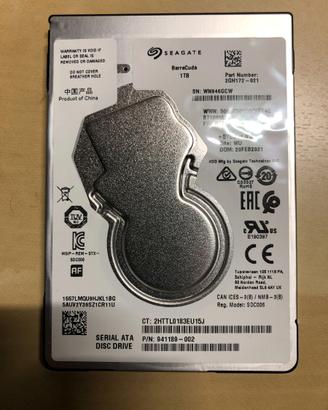 Hard Disk 2,5" in eccellenti condizioni.