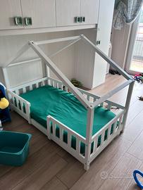 Letto montessori con materasso
