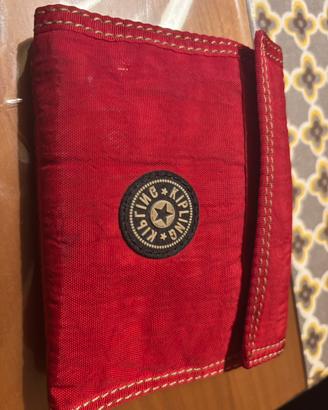 Portafoglio Kipling in nylon rosso