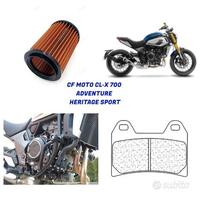 Cf Moto 700 CL-X scarico valigie filtro pastiglie