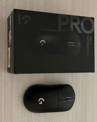 Logitech G PRO X Superlight 2  + Skates in Vetro