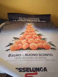 Manifesto pubblicitario poster Esselunga frutta
