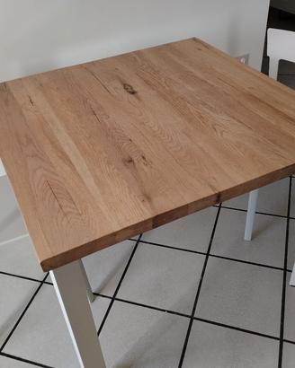Tavolo in rovere massello Devina Nais 1x1 metro