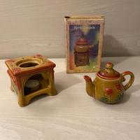 Portacandele in ceramica