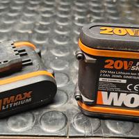 Batterie Worx  rigenerante 