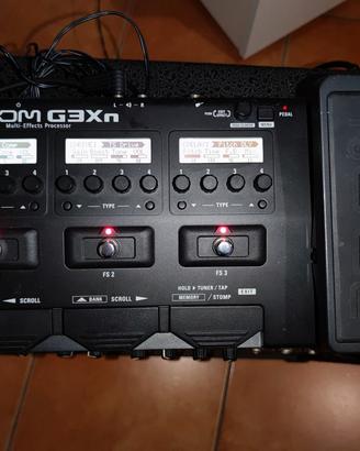 Zoom G3Xn , pedaliera multieffetto per chitarra.