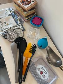Lotto cucina e casa – utensili + accessori vari