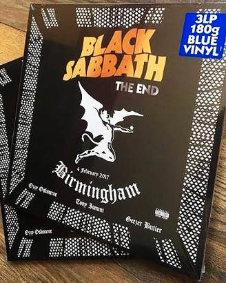 Black Sabbath Live Birmingham 3 vinili blu