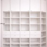 Scaffalatura libreria organizer moderna