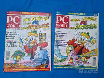 RIVISTE INFORMATICA PC WORLD ARCHIMEDE DISNEY 1994