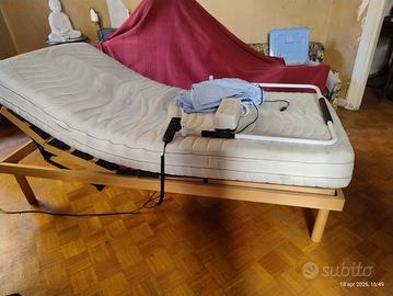 Letto Motorizzato + Materasso Falomo +Kit intermed