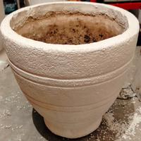 Vaso in cemento da esterno per giardino-terrazzo