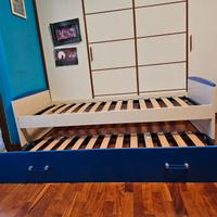 Letto doppio estraibile
