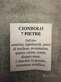 Ciondolo 7 pietre