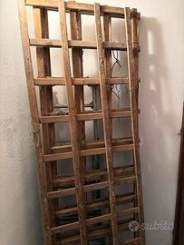 Griglie di legno per rampicanti
