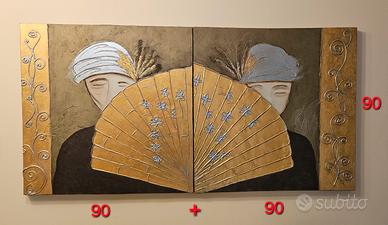 quadro dipinto su tela 