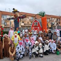 Carro allegorico carnevale fattoria