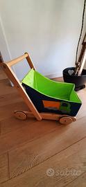 Carrello primi passi in legno