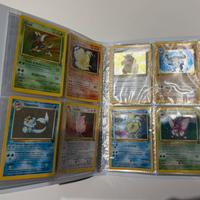 Lotto 8 carte Pokemon set Base Jungle Fossil