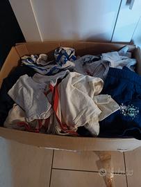 scatolone mix vestiti bambino 12 mesi e 12-18 mesi