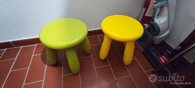 coppia di sgabelli per bambini 