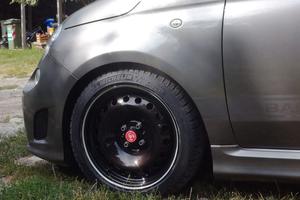 Cerchi R 16 cubicati carbonio 500 Abarth