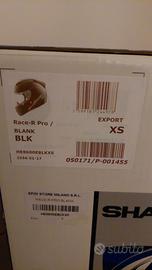 casco SHARK RACE  R PRO BLANK nero 