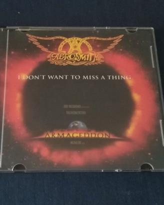 CD singolo Aerosmith I don't wanna miss a thing