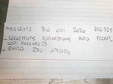 Collettore aspirazione mercedes