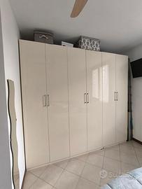 Armadio Camera da Letto bianco lucido