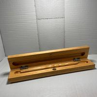 Porta penna artigianale in legno