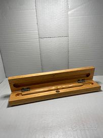 Porta penna artigianale in legno