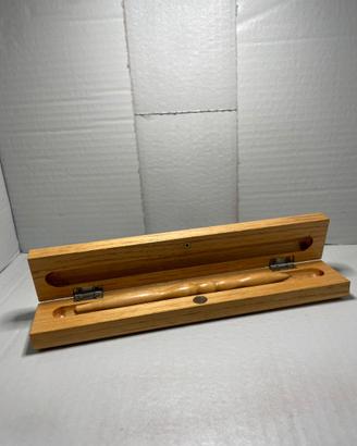 Porta penna artigianale in legno
