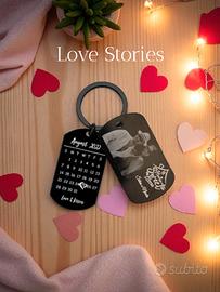✨ Portachiavi “Love Stories” Personalizzato ✨