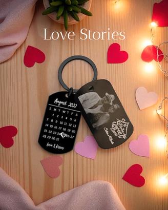 ✨ Portachiavi “Love Stories” Personalizzato ✨