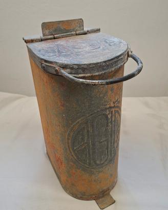 Agip bidone vintage  SABBIA anni 50