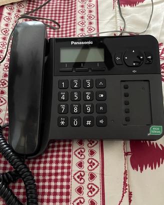 Telefono fisso Panasonic colore nero